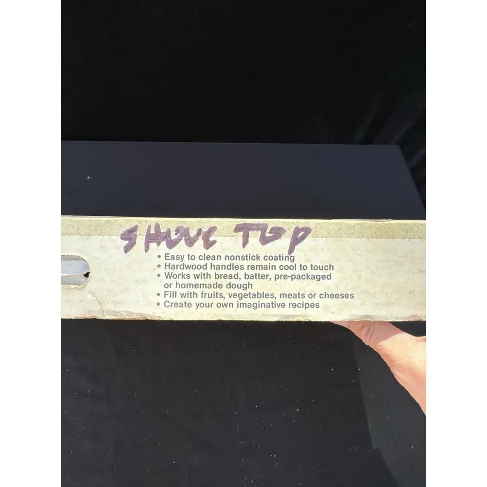 Vintage CONTEMPRA STOVE TOP SANDWICH ROLL UP Maker In Original Box